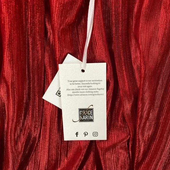 GRACE KARIN Blouse XL Shimmer Glitter Sparkly Poncho Party Top Blouse Low Back - Picture 10 of 15